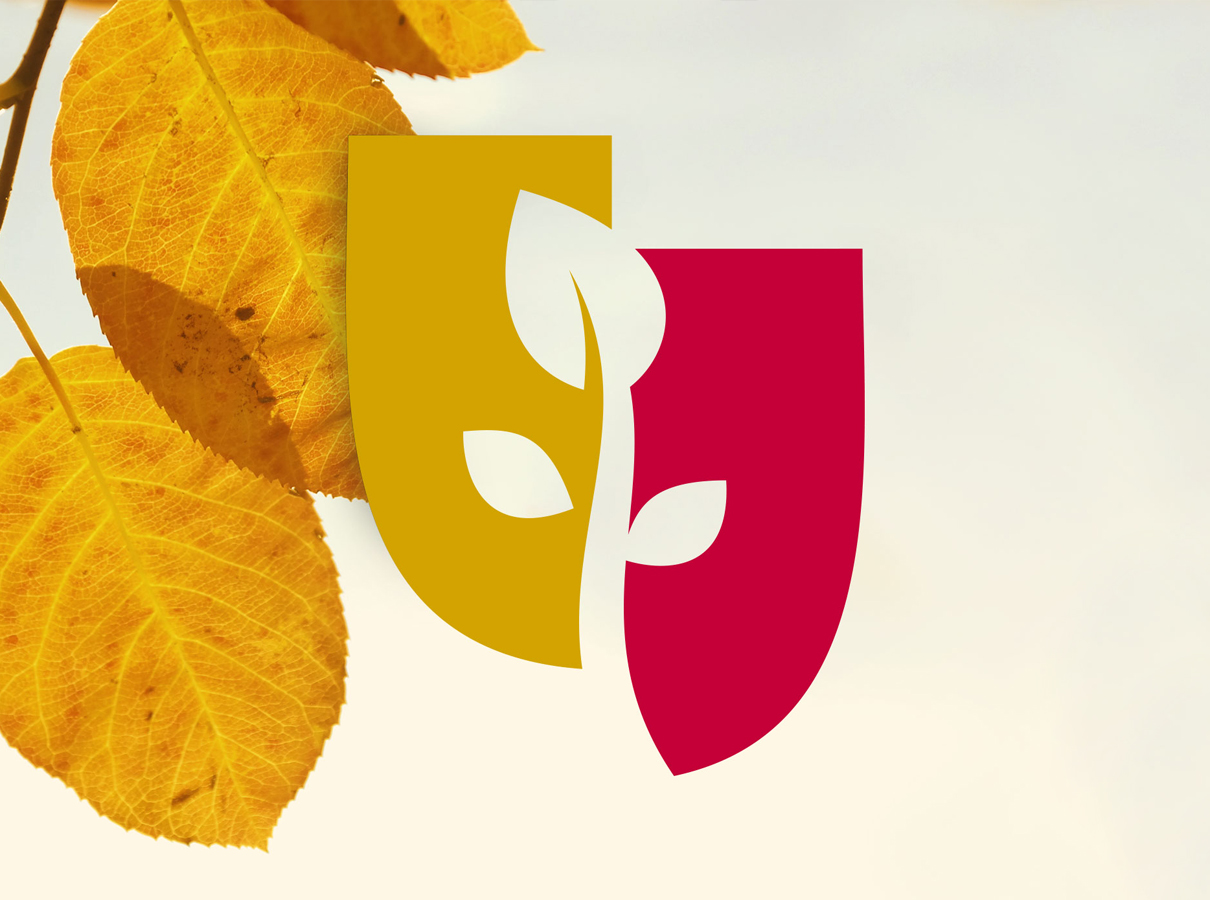 Das Logo der Kölner Landgrafen-Apotheke zeigt stilisierte Blätter